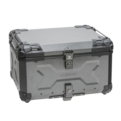 Amazon | バイクリアボックス 85L 鍵付き サンドグレー リア