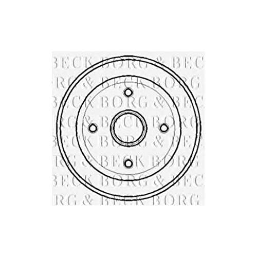Borg & Beck BBR7124 Rear Brake Drum To Fit Vauxhall Corsa 00-