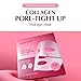 EQQUALBERRY Collagen Pore-Tight Up Mask - PDRN & Low Molecular Collagen for Pore Minimizing and Firming | Korean Collagen Face Mask for Glass Skin, 4 Sheets, 1.01 OZ.