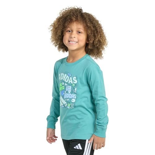 adidas Boys' Long Sleeve Expression Tee3