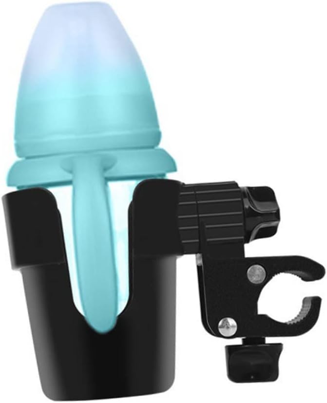 Vaguelly 2pcs Stroller Bottle Holder Clamp Versatile Drink Cup Holder for Water Bottles Easy Installation for Stroller Models