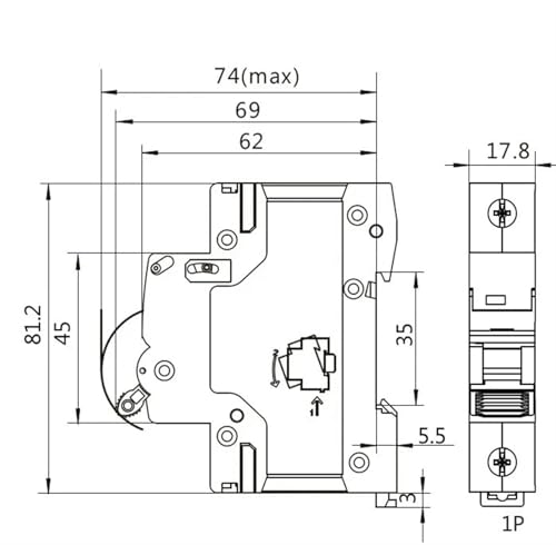 Disyuntor protector para evitar averías en aparatos eléctricos de corriente alterna 6