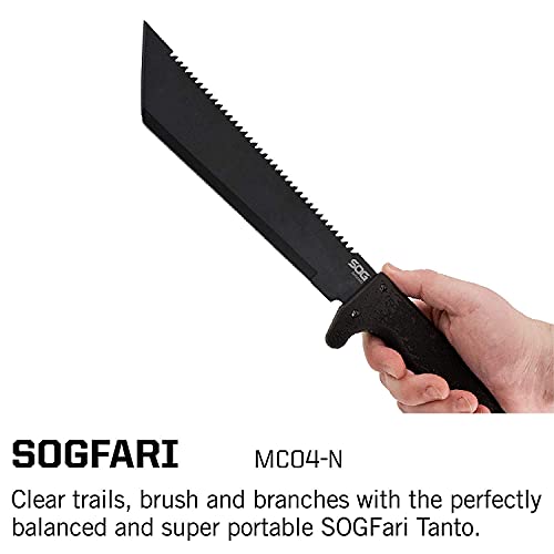 SOGfari 10 in. Machete, Kraton, Tanto Plain by SOG - Image 6