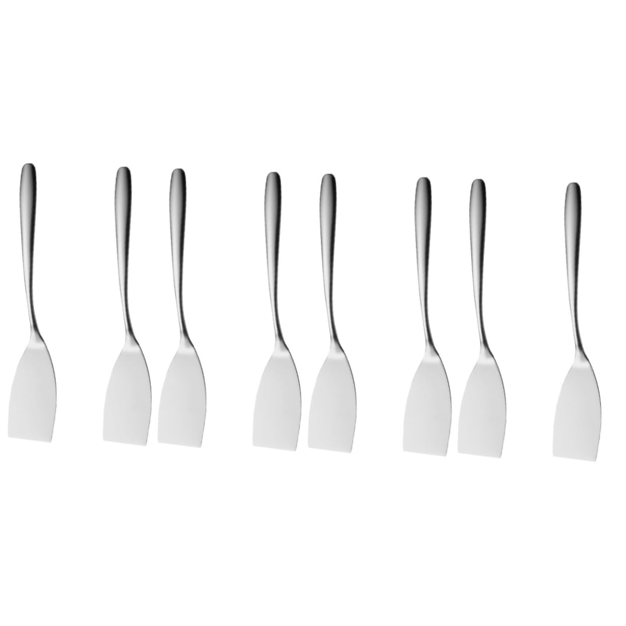 INOOMP 4sets Kochen Zubehör Tragbare Braten Steak Spachtel Küche Gadget Für-bis 2 Stücke * 4