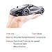 Alloy Collectible Black McLaren 720s Toy Vehicle Pull Back DieCast Car Model with Lights and Sound