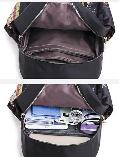 Mochila de nailon impermeable para mujer pequeña casual viajes y playa BKP-D 6