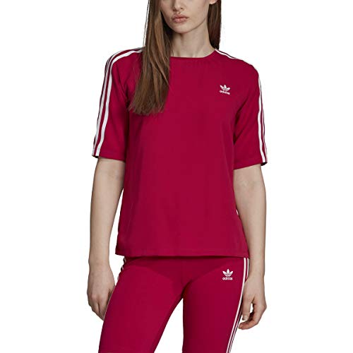 Image of adidas Originals Women's 3-Stripes T-Shirt, Pride Pink, XSTP