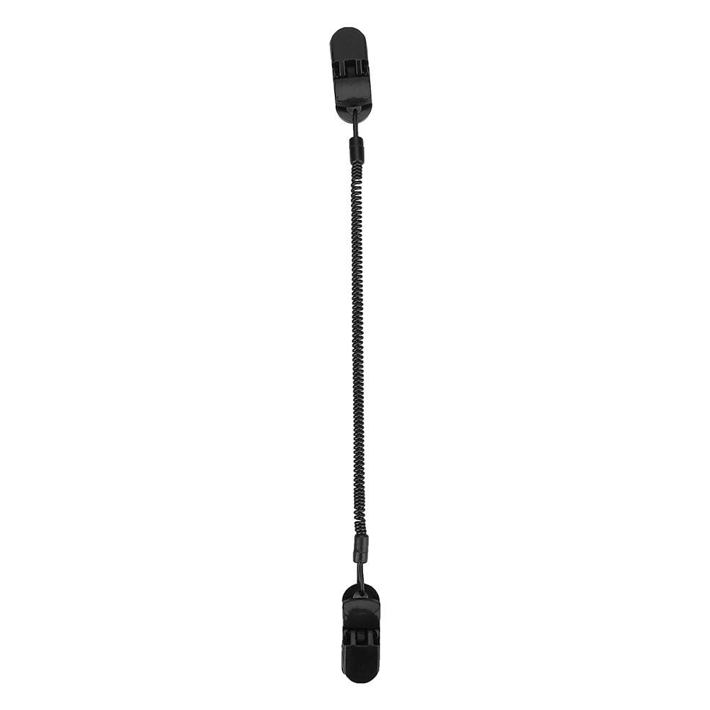 Broco Clip para Sombrero,3pcs Black Cap Retainers PVC Clip para el Sombrero Soporte para Guardar Ropa de Pesca y Cable Enrollado para Golf Pesca Pesc