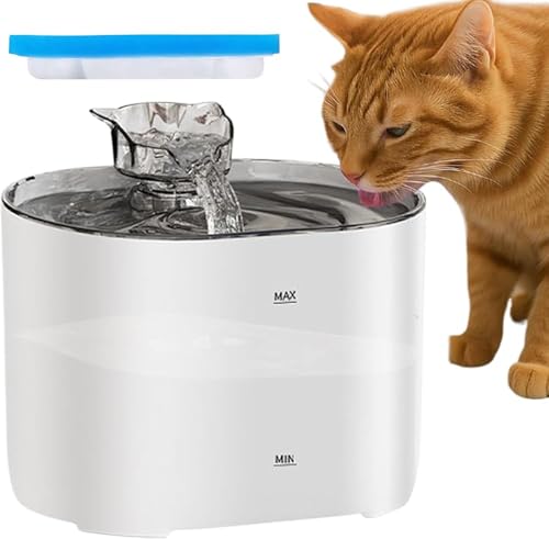 Fuente automática de agua para gatos con filtro 2.2L miniatura 7