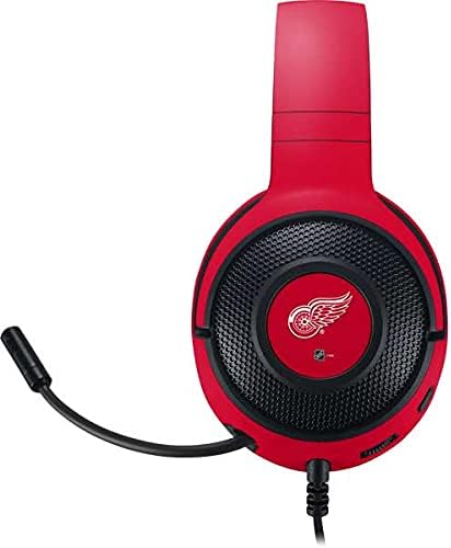 Skinit Decal Skin Compatible with Razer Kraken X Gaming Headset - Officially Licensed NHL Detroit Red Wings Solid Background Design