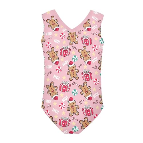 Image of KEIAHUAN Gymnastics Leotards for Girls Sleeveless Bodysuit Dance Leotards Performance Costume