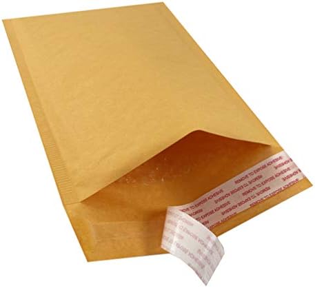 Amazon Basics Kraft Bubble Mailer, 6" x 10" (Internal Size - 5.75" x 9"), 25-Pack
