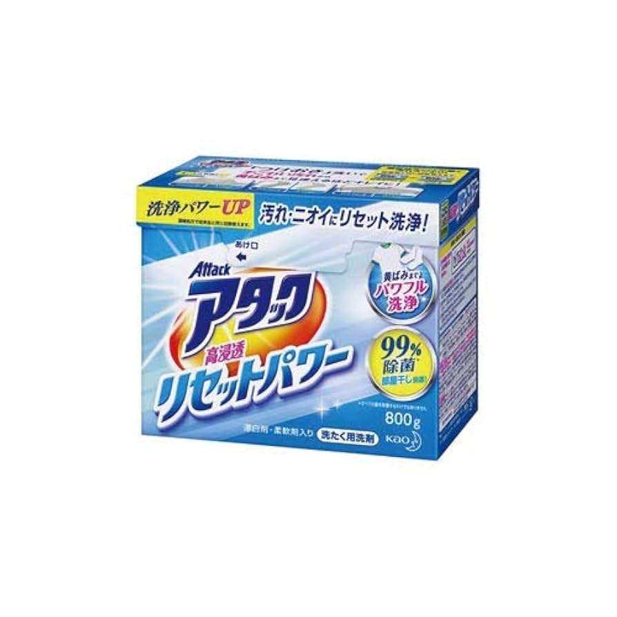 Amazon.co.jp: 《ケース》 花王 アタック 高浸透リセットパワー