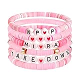 OPVYAEU Kpop Pulsera Niña Kpop Pulsera Pulseras Amistad Pulsera Kpop Regalo Fiesta Cosplay Accesorio Kpop Muñecas Fan Pulsera Accesorio Inspirado en Demon Hunter