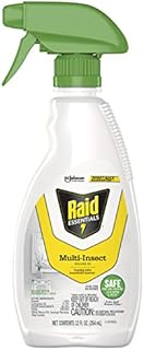 Raid Essentials Multi-Insect Killer Spray Bottle, Child & Pet Safe, for Indoor Use, 12 oz
