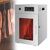 Fleischtrockner mit LED-Bedienfeld für den Hausgebrauch, 360°-Dreh-Fleischtrockner, gewerblicher Lebensmitteltrockner, Industrietrockner mit Temperaturregelung von 30–90 °C, geeignet für Wurst 7.5kg