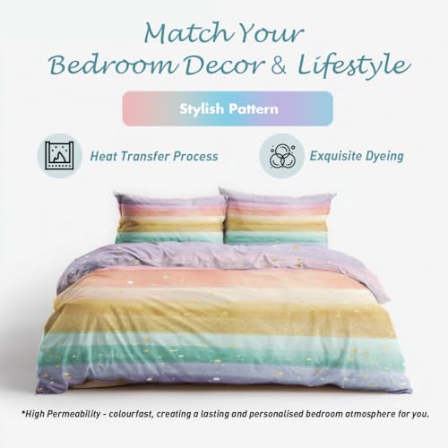 Housse de couette zippée 220x240 microfibre douce infroissable - 5