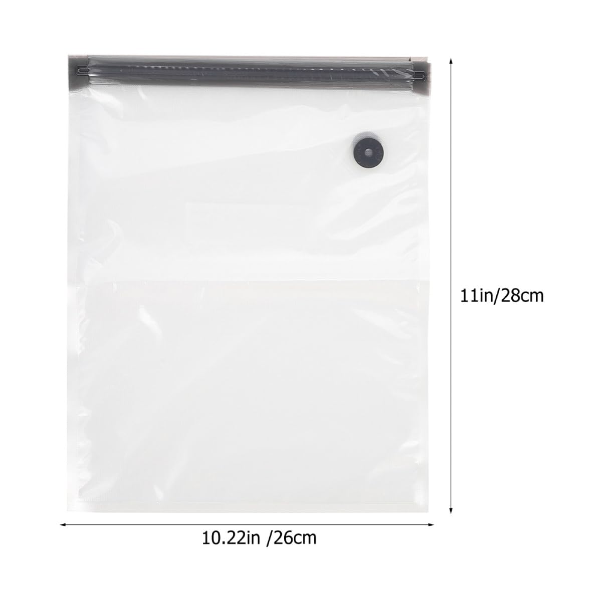 PRETYZOOM Food Vacuum Sealer Bags 1 Set Reusable Microwave Freezer Dishwasher Safe for Kitchen Outdoor Use