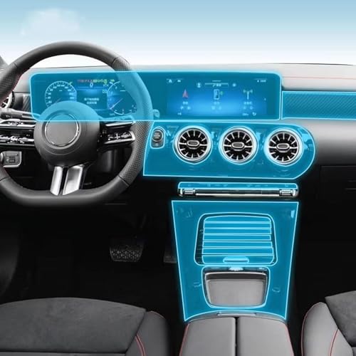 Film PPF anti-rayures pour console Mercedes Classe A W177 mat