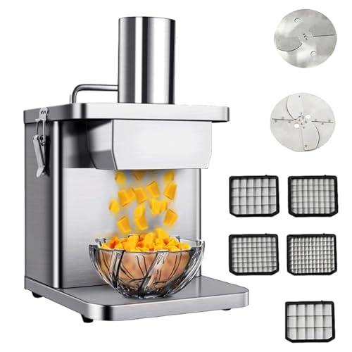 Cortadora De Verduras Comercial De Acero Inoxidable 304 De Alta Resistencia, Máquina Eléctrica Para Cortar Frutas, Zanahoria, Patata, Cebolla, Cortadora De Verduras Comercial De Acero Inoxidable 304 De Alta Resistencia, Máquina Eléctrica Para Cortar Frutas, Zanahoria, Patata, Cebolla,