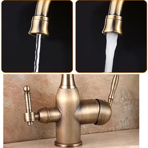 Bec pivotant à 360° pour robinet cuisine eau potable filtrée