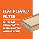 FEIN Flachfaltenfilter (Zubehšr fŸr Nass- / Trockensauger, Staubklasse M, Zellulose, Filter) 31345012010