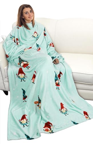 Catalonia Classy Decke mit Ärmeln als Geschenk für Frauen Herren,...