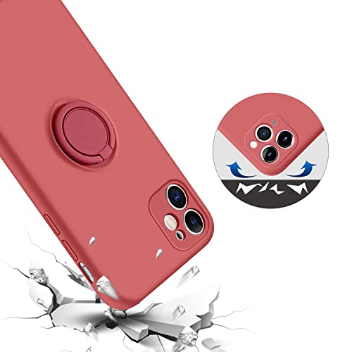 Yoedge Capa de suporte para Apple iPhone XR de 6,1 polegadas com suporte de anel [suporte de anel ro