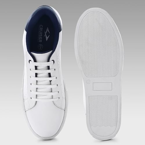 Image of Cruiser Mens Sneaker| Comfort & Style with Soft Cushioned Insole | Classic Canvas Sneakers for Effortless Style |Trendy Lace-Up Design for Casual Outfits (2625)
