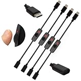 MazerPi Raspberry Pi Power Switch, with Indicator Light Raspberry Pi 4 Power Switch Power Supply...