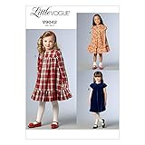 Vogue Patterns V9042 Children's/Girls' Dress Sewing Template, Size CDD (2-3-4-5)