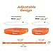 Epessa Bike Rack Strap Bike Wheel Stabilizer Straps, Stonger Gel Grip, Adjustable Bicycle Wheel Strap(2xOrange 30