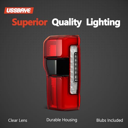 Image of LED Tail Lights For 2023-2026 Super Duty Platinum /Limited Left | Ford F250 /F350 /F450 Rear Taillights Assembly PC3Z13405C ( W /Blind Spot Bracket W /O Radar Driver Side)