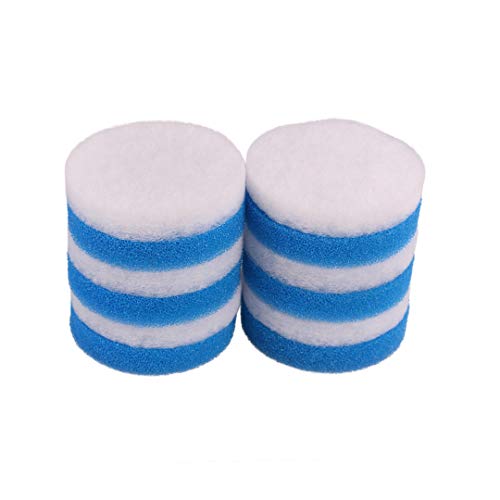 Image of Compatible Poly Fine and Coarse Foam Filter for Eheim Classic 600 2217 (6 x Poly Fine, 6 x Blue Coarse)