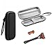 Safety Razor Cover Travel Razor Protective Case, Safety Men's Razor Cord Travel Organizer Compatible with Most brands of Razors, Zipper Carrying Bag