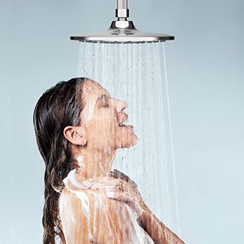 HORJOR Soffione Doccia Rotondo 8 Pollici a