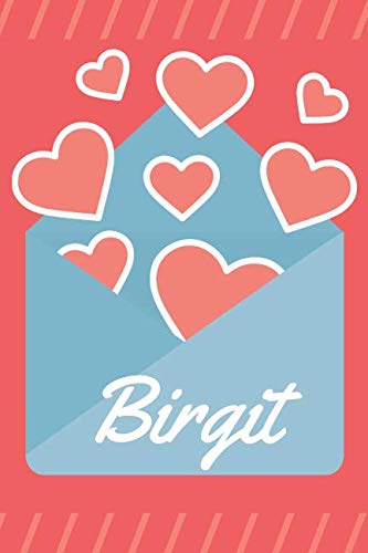 Birgit: Notizbuch Tagebuch Malbuch Namensbuch | 120 Seiten gepunktet | Größe ca. A5 | tolles Geschenk | Softcover