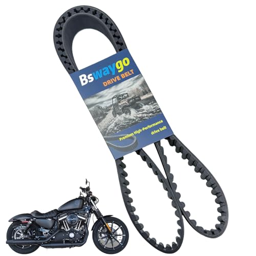 Image of Rear Drive Belt 128T 1-1 /8 inch Aramid Belt 71.26 inch L x 1.18 inch W Compatible with Sportster 883 1200 Hugger XL XLH 1200C 883C 1200S 1991-2003, Replace 40022-91 58-420 1204-0042