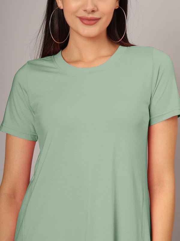 Image of Women's A-Line Cotton Midi Dress