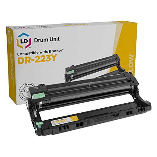 Tambour DR-223Y jaune compatible Brother LD pour vos dossiers d'équipe