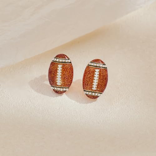 MUYAN Football Earrings for Women Rugby Earrings Fun Classic Sports Lover Jewelry4
