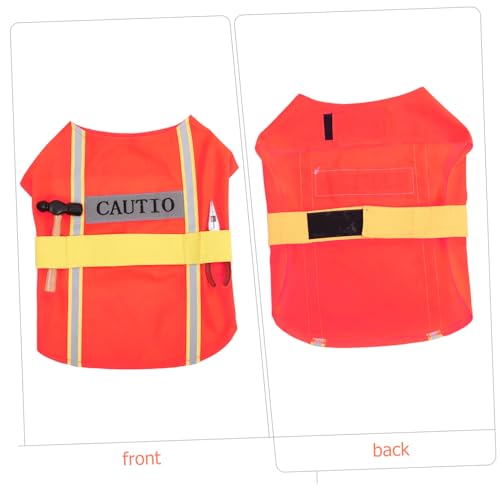 Disfraz para perro color naranja tamaño L BESPORTBLE miniatura 5