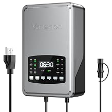Vansdon 200W Low Voltage Landscape Transformer, 2 Zone Independent Control Landscape Transformer with Timer and Photocell Sensor,120V AC to 12V/14V AC Low Voltage Transformers for Landscape Lights
