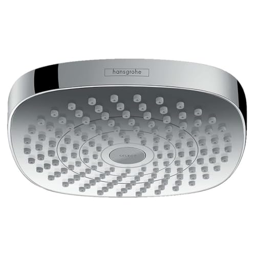 hansgrohe Croma Select E 180 Duschkopf, Kopfbrause mit 2 Strahlarten, Chrom