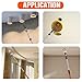 LAANPOLE 36FT Reach Light Bulb Changer for High Ceilings, Light Bulb Changer with Baskets and Suction Cup for Recessed Lights with 7-30FT Telescoping Extension Pole