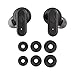 Skullcandy Dime 3 Wireless Earbuds, Bluetooth Headphones, Noise Isolating Fit, Up to 20 Hours Battery, Microphone for iPhone Android, Easy Carry with Integrated Lanyard - True Black
