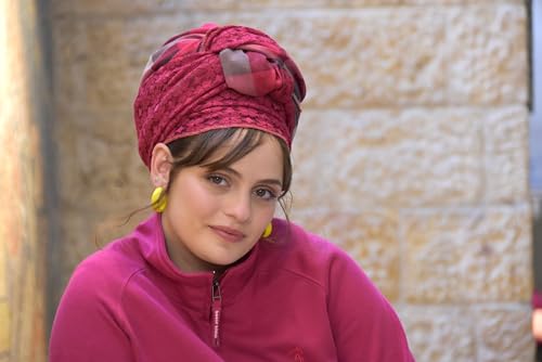 Almma Headscarf TICHEL, Hair Snood, Chemo Snood, Head Scarf, Head Covering, Jewish Headcovering, Scarf, Bandana, Apron, Loss Hair, Chemo2