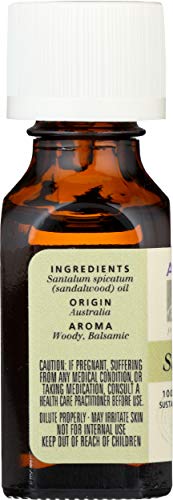 Aura Cacia Aceite Esencial de Sándalo 0.5 oz miniatura 4