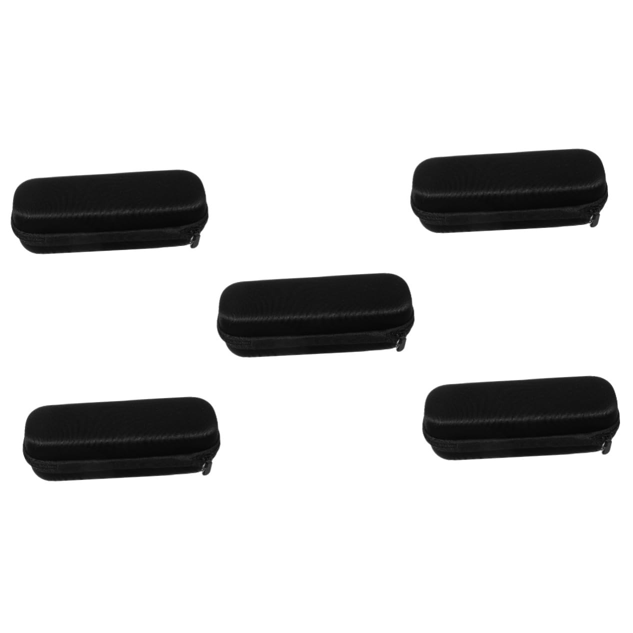 SHERCHPRY 5 Piezas Bolsa de Almacenamiento de Cepillo de Dientes Impermeable Soporte magnético Poseedor Porta cepillos de Dientes Estuche de Viaje para cepillos de Dientes Eva Negro