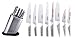 Global 9-teiliges Messerblockset